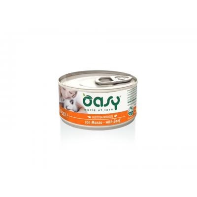 Oasy Gatto MOUSSE Con Manzo 85 Gr
