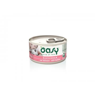 Oasy Gatto MOUSSE Con Salmone 85 Gr