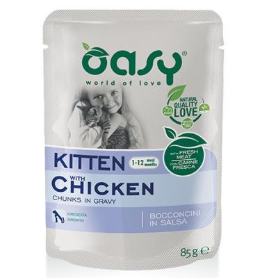 Oasy Gatto BOCCONCINI Kitten Pollo...