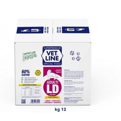 Vetline Cane Adulto Mini LD Agnello 12kg