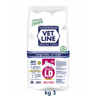 Vetline Cane Adulto Mini LD Agnello 3kg