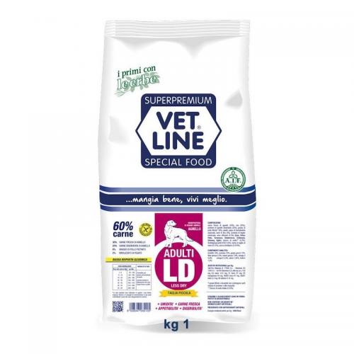 Vetline Cane Adulto Mini LD Agnello 1kg