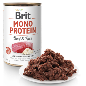 Brit Care Cane Monoproteico Manzo & Riso 400 Gr