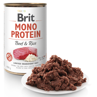 Brit Care Cane Monoproteico Manzo & Riso 400 Gr
