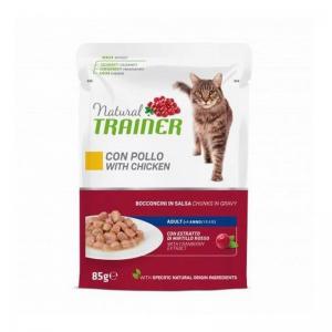 Trainer Gatto Natural Adulto Pollo Bocconcini 85gr