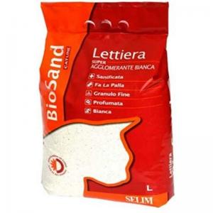 Lettiera Biosand SuperAgglomerante Bianca 2