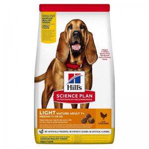 Hill's Cane Mature 7+ Light Medium Pollo