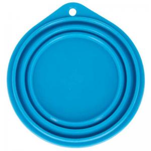 Ciotola da Viaggio in Silicone Ripiegabile 250 ml Blu 2