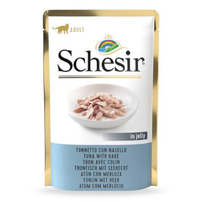 Schesir Gatto Jelly Tonnetto con Nasello 85 gr