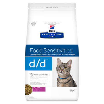 Hill's PD D/D Feline Anatra & Piselli 1,5 Kg
