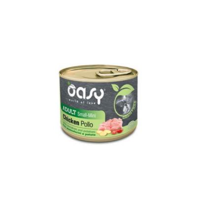 Oasy Cane Adulto Grain Free Small & Mini Tocchetti di Pollo, Pomodorini & Patate 200g