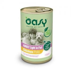 Oasy Cane Adulto Lifestage Light in Fat Pollo 400g
