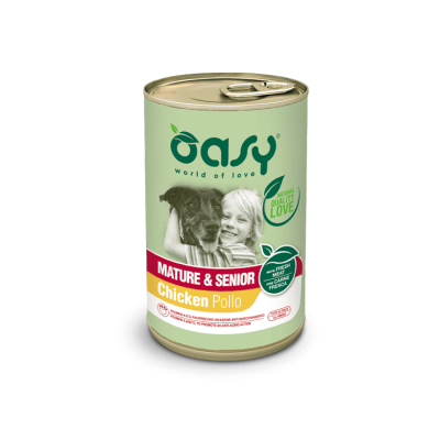 Oasy Cane Lifestage Mature&Senior Pollo 400g