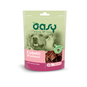 Oasy Cane Snack Cubetti di Salmone 80g