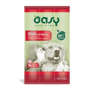 Oasy Cane Snack Stick Manzo Cf. (3x12) gr