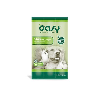 Oasy Cane Snack Stick Coniglio Cf. (3x12) g