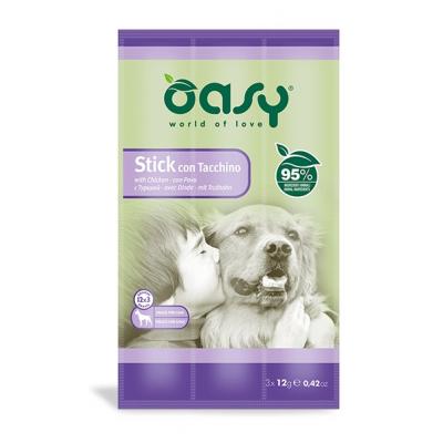 Oasy Cane Snack Stick Tacchino cf. (3x12)g