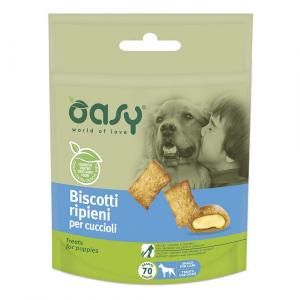 Oasy Cane Puppy Snack Biscotti Ripieni Pollo 70g