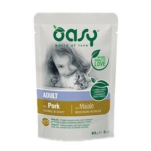 Oasy Gatto BOCCONCINI Adult Maiale 85 Gr