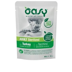 Oasy Gatto BOCCONCINI Adult Sterilized Tacchino Busta 85 Gr
