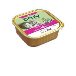Oasy Gatto PATE' Adult Vitello Vaschetta 100 Gr