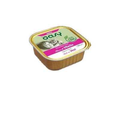 Oasy Gatto PATE' Adult Vitello Vaschetta 100 Gr