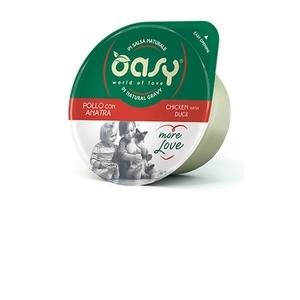 Oasy Gatto MORE LOVE IN CUP Adulto Pollo & Anatra 70 Gr