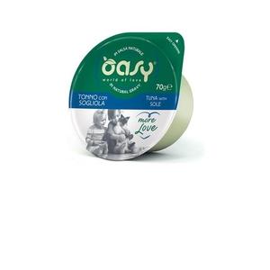 Oasy Gatto MORE LOVE IN CUP Adulto Tonno & Sogliola 70 Gr