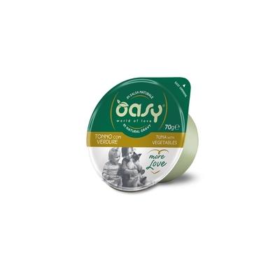 Oasy Gatto MORE LOVE IN CUP Adulto Tonno & Verdure 70 Gr