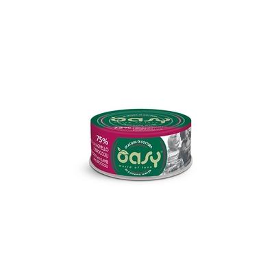 Oasy Gatto MORE LOVE Pollo, Agnello & Broccoli 70 Gr