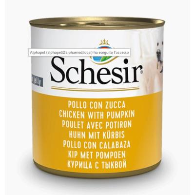 Schesir Cane LATTINA In JELLY Adulto Pollo & Zucca 285gr