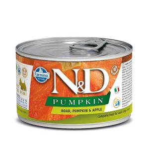 Farmina Cane N&D Pumpkin Adulto Mini Cinghiale, Zucca & Mela Lattina 140Gr