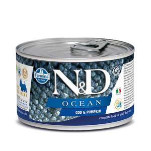 Farmina Cane N&D Ocean Merluzzo & Zucca Lattina 285Gr
