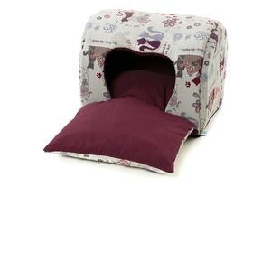 Leo Pet Premium Gatto Cuccia Damasco Nasciso 35x50x36 Cm