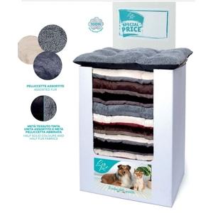 Leo Pet Cuscino Bomber Con Pelliccia 60x85 Cm (fantasie assortite)