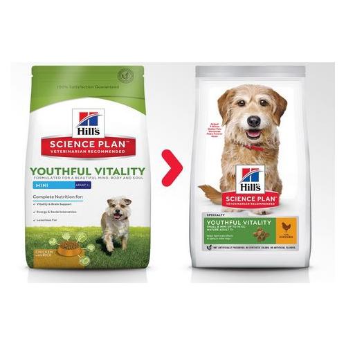 Hill's Cane Adulto 7+ Youthful Vitality Small & Mini Pollo & Riso