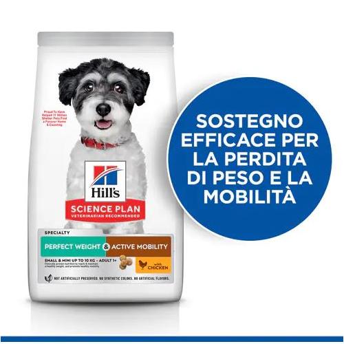 Hill's Cane Adulto Small & Mini Perfect Weight + Mobility 1,5 kg