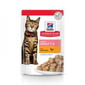 Hill's Gatto Adulto Light Multigusto (Pollo + Salmone) cf. (12x85) gr 2