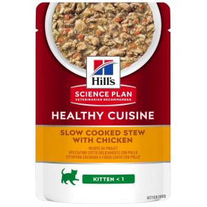 Hill's Feline Healthy Cusine Kitten Pollo Spezzatino Busta 80 gr