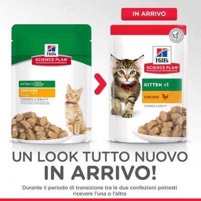 Hill's Feline Kitten Pesce Oceanico Pouches 85 Gr