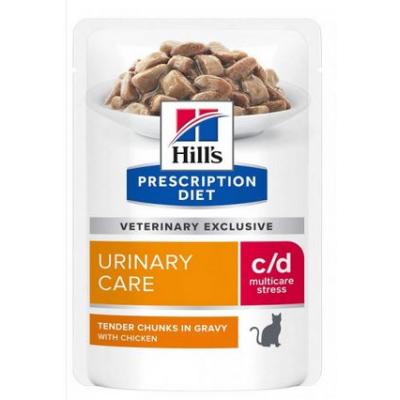 Hill's  Gatto Prescription Diet C/D Stress Pollo Busta 85 gr