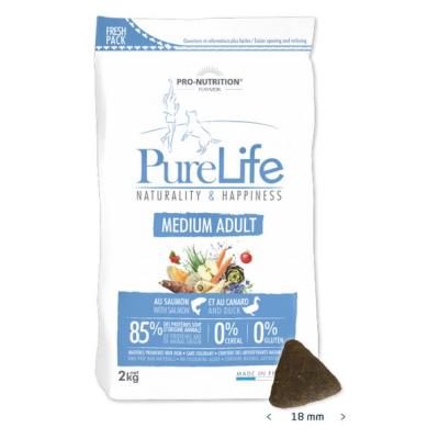 Flatazor Pure Life Cane Adulto Medium Salmone & Anatra