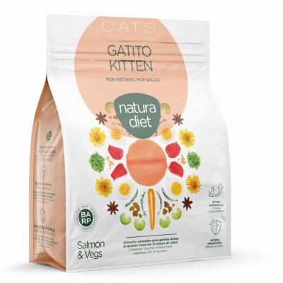 Natura Diet Gatto Kitten Salmone & Verdure