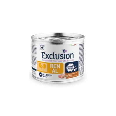 Exclusion Cane Monoprotein Veterinary Diet Renal Adulto All Breeds Maiale, Sorgo&Riso Lattina