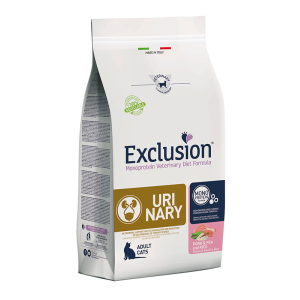 Exclusion Gatto Monoprotein Veterinary Diet Urinary Adulto Maiale&Piselli&Riso