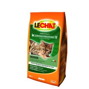 LeChat Gatto Premium Croccantini Indoor Con Pollo & Riso