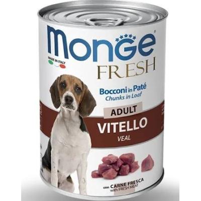 Monge Cane Fresh Lattina Adulto Vitello 400 Gr