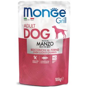 Monge Cane Grill Busta Adulto Manzo 100 Gr
