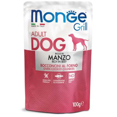 Monge Cane Grill Busta Adulto Manzo 100 Gr