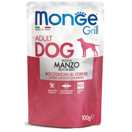 Monge Cane Grill Busta Adulto Manzo 100 Gr